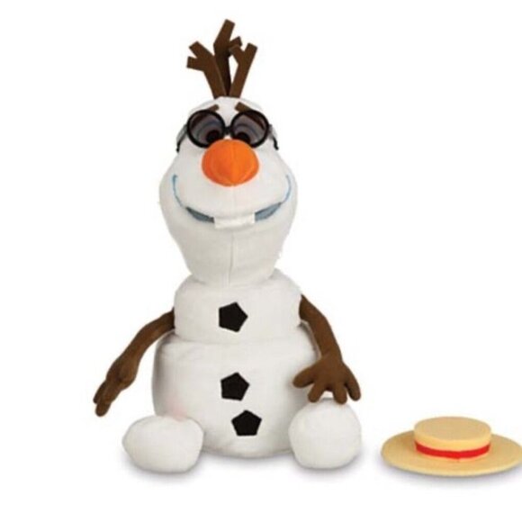 Disney Frozen Olaf Singing Talking Dancing snowman Plush NWT - Picture 1 of 3